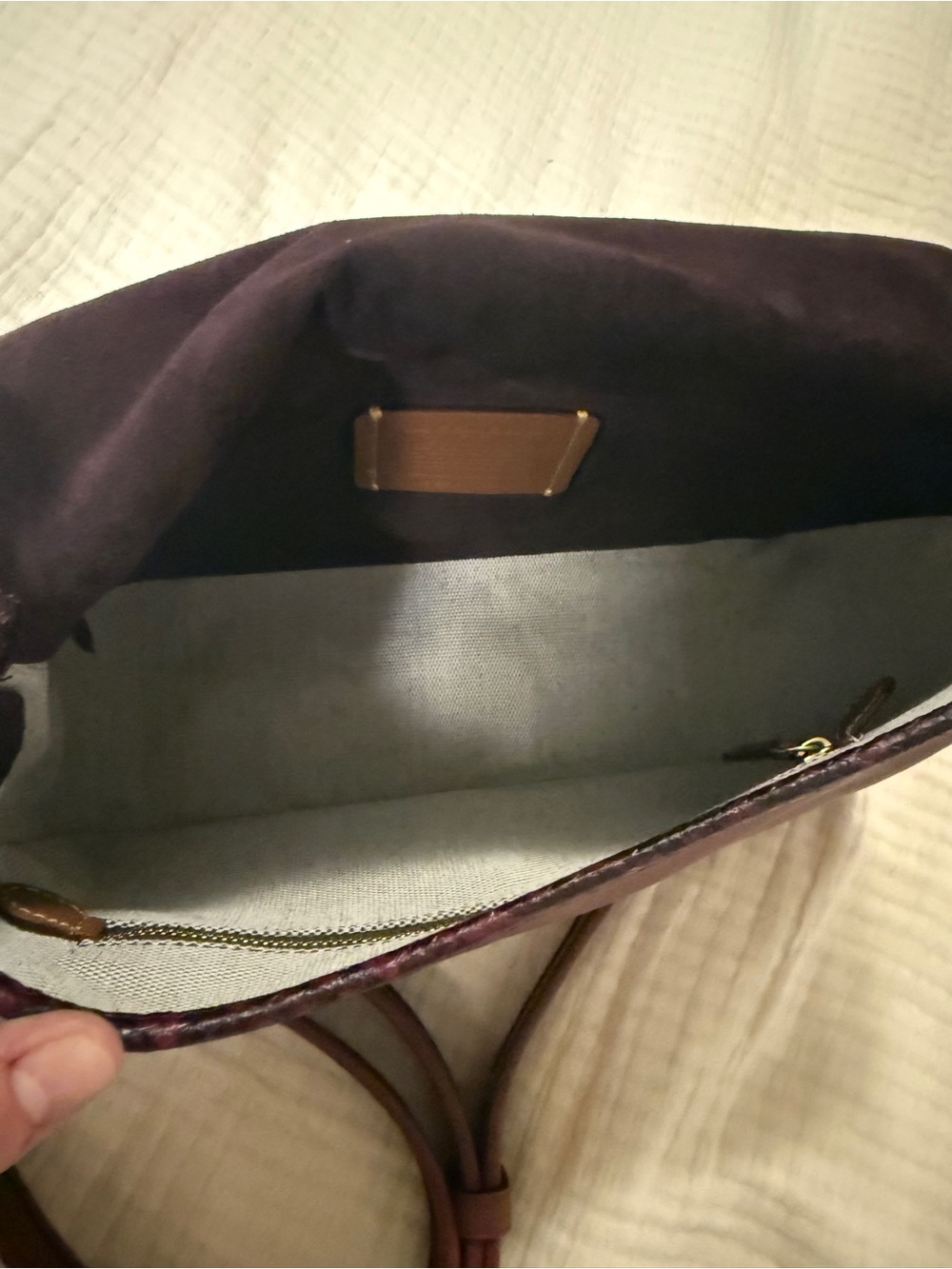 Coach Soft Tabby Shoulder Bag with Snakeskin Detail - Picture 4 of 5
